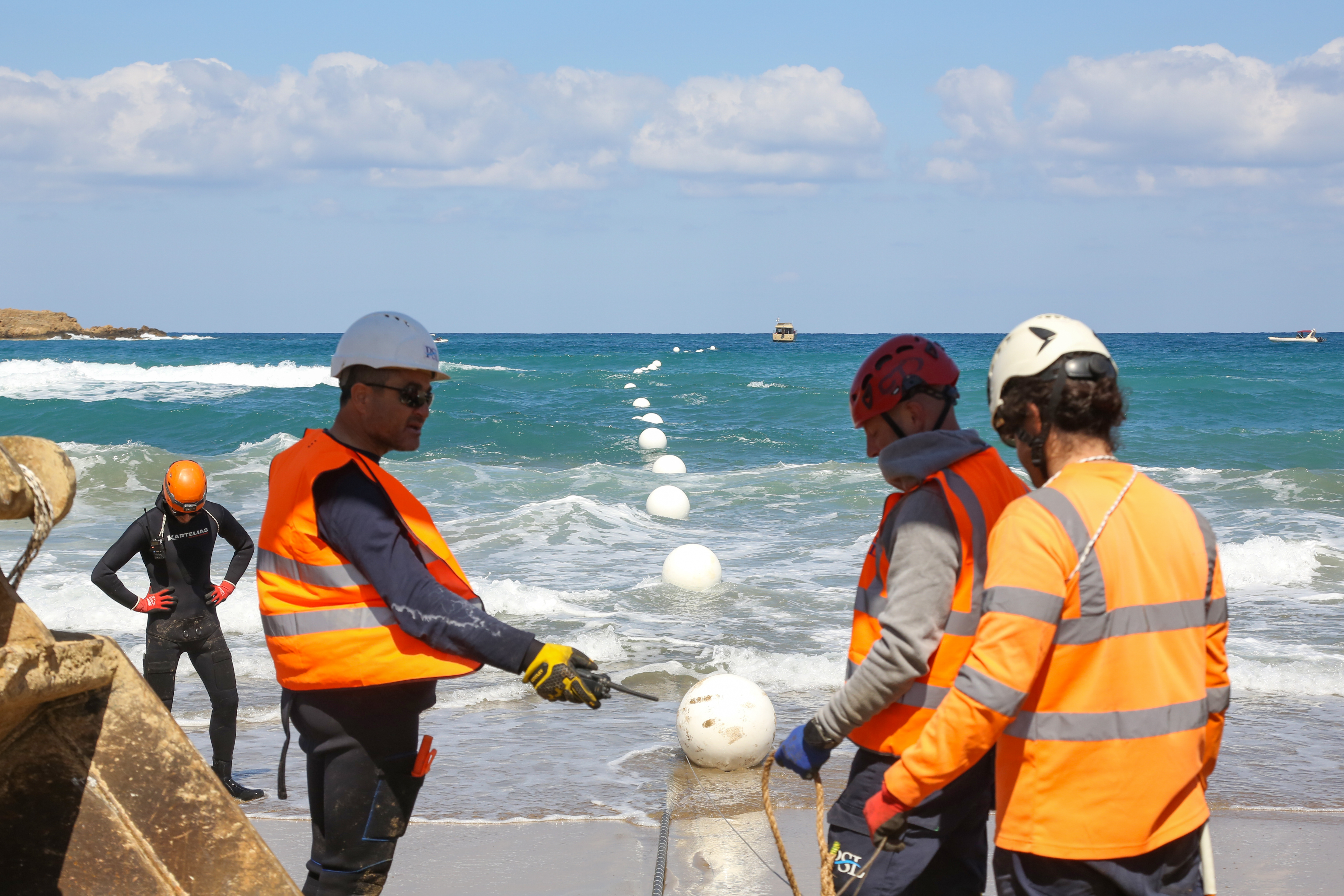 submarine cable landing