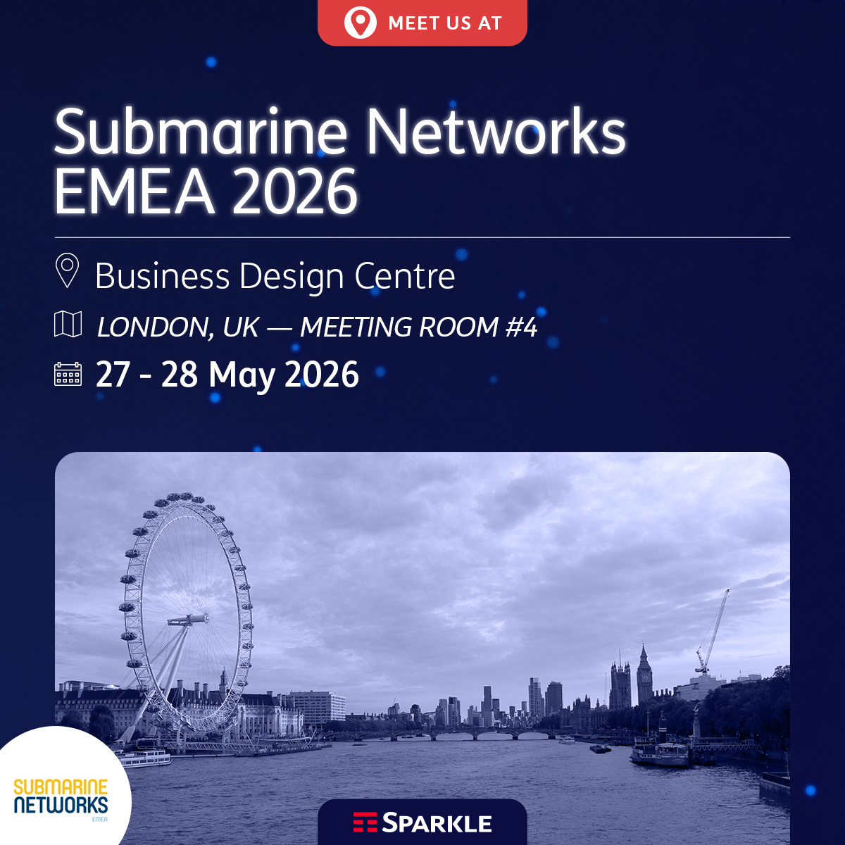 Meet Us | Sparkle at Submarine Network EMEA
