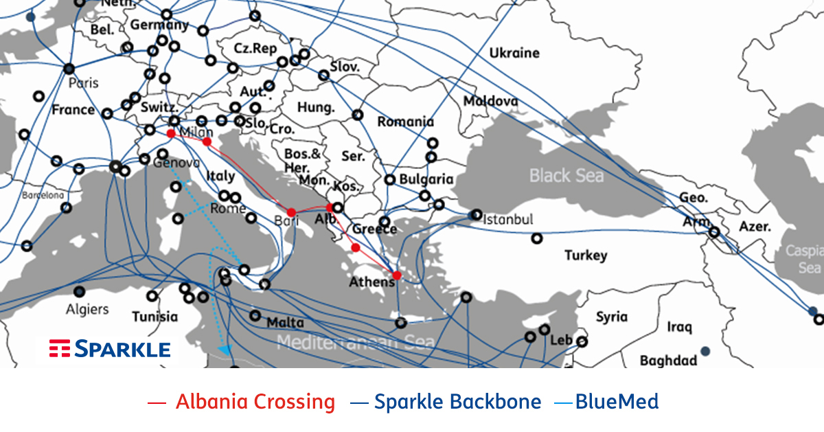 sparkle albania crossing